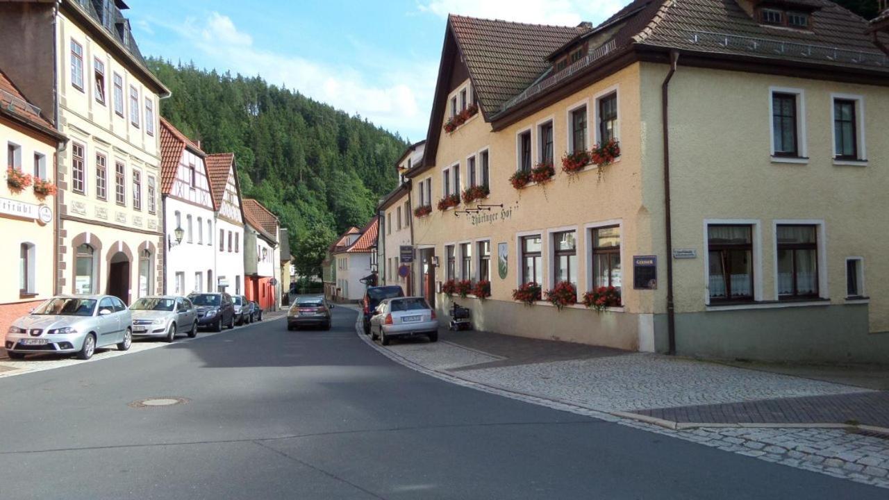 Pension Thuringer Hof Ziegenrück Exterior foto